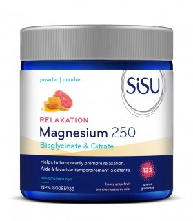 SISU Magnesium 250 Relaxation Blend Honey Grapefruit 133 g | Unbeatable Prices, Daily Deals | VITASHOP