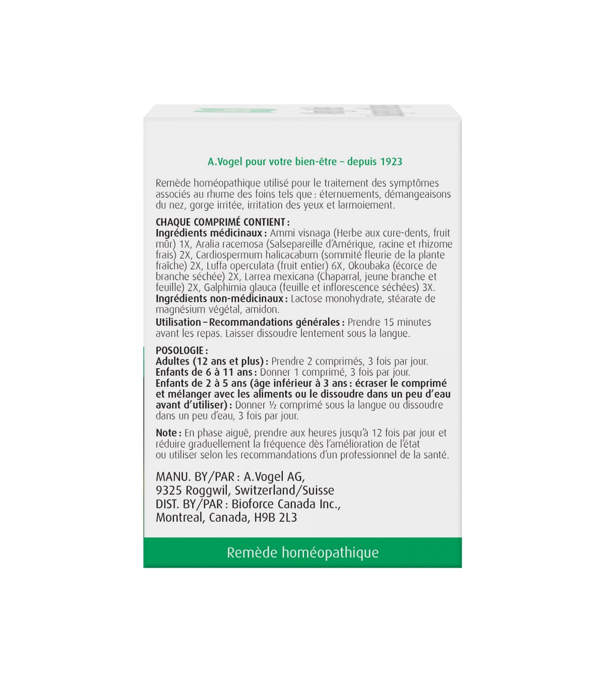A. Vogel Allergy Relief 120 Tablets | Unbeatable Prices, Daily Deals | VITASHOP