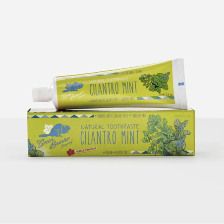Green Beaver Co. Cilantro Mint Toothpaste 75 ml | Unbeatable Prices, Daily Deals | VITASHOP