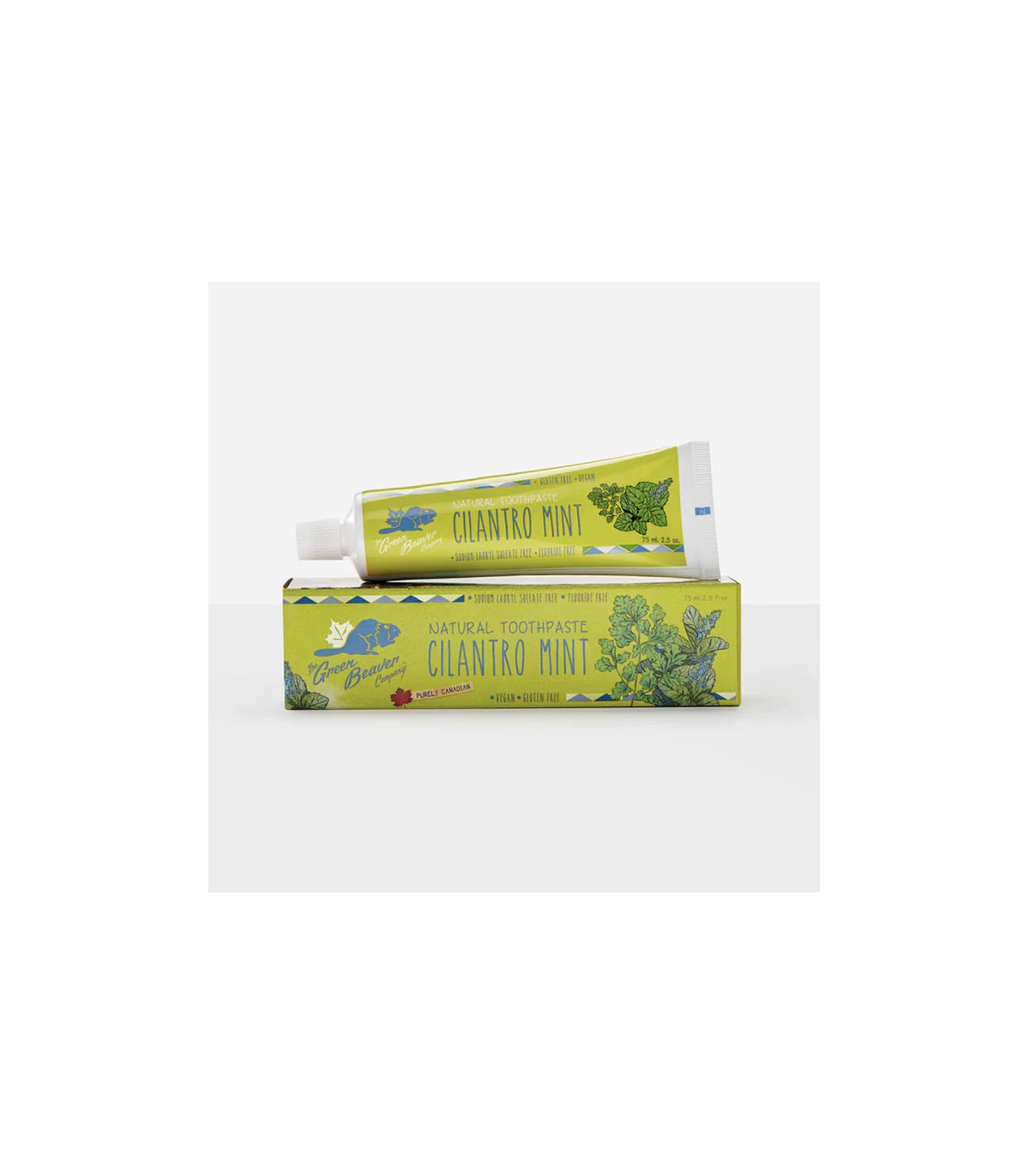 Green Beaver Co. Cilantro Mint Toothpaste 75 ml | Unbeatable Prices, Daily Deals | VITASHOP
