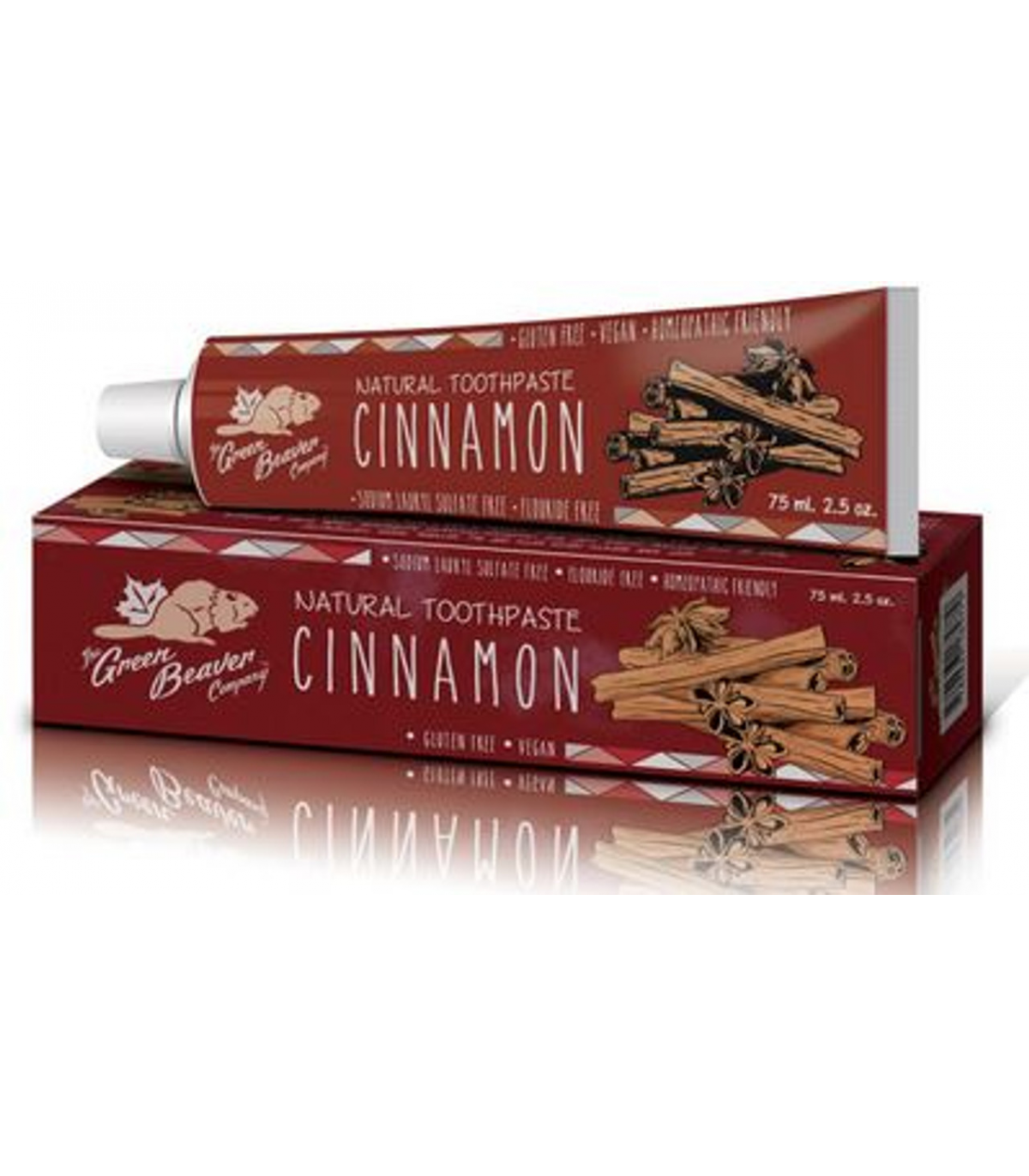 Green Beaver Co. Cinnamon Toothpaste 75 ml | Unbeatable Prices, Daily Deals | VITASHOP