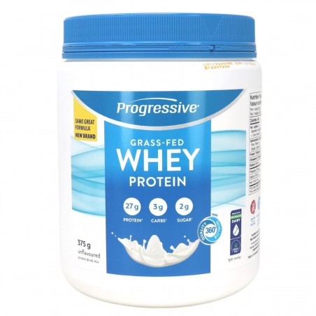 Progressive Nutritionals 프로그레시브 뉴트리션스 Grass Fed Whey Protein 무맛 375g | 매일 업데이트되는 특가 상품 | VITASHOP