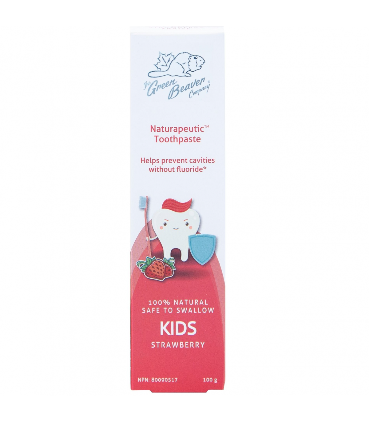 Green Beaver Co. Kids Toothpaste Strawberry 100 g
