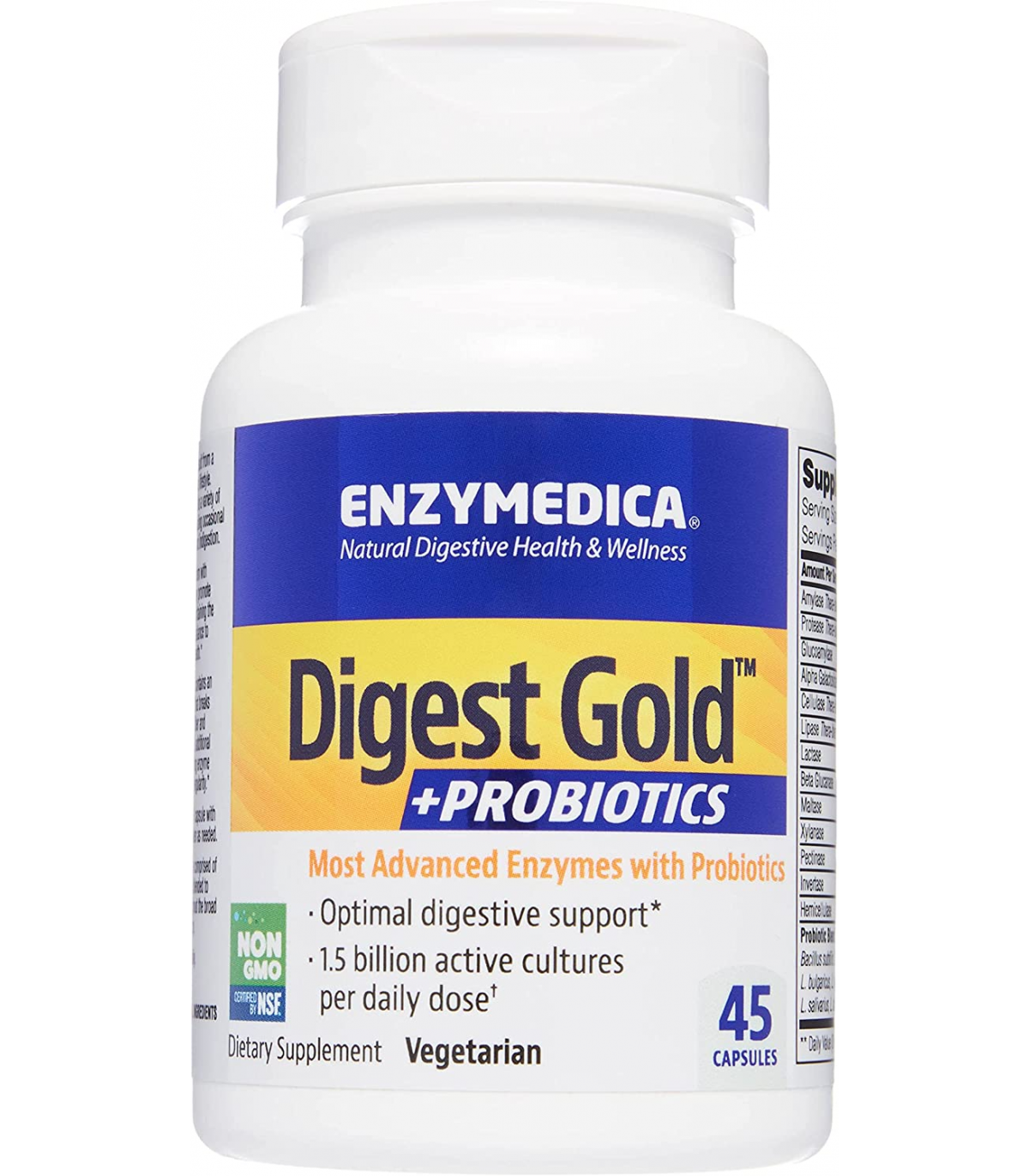 ENZYMEDICA Digest Gold Probiotic 45 Capsules | Unbeatable Prices, Daily Deals | VITASHOP