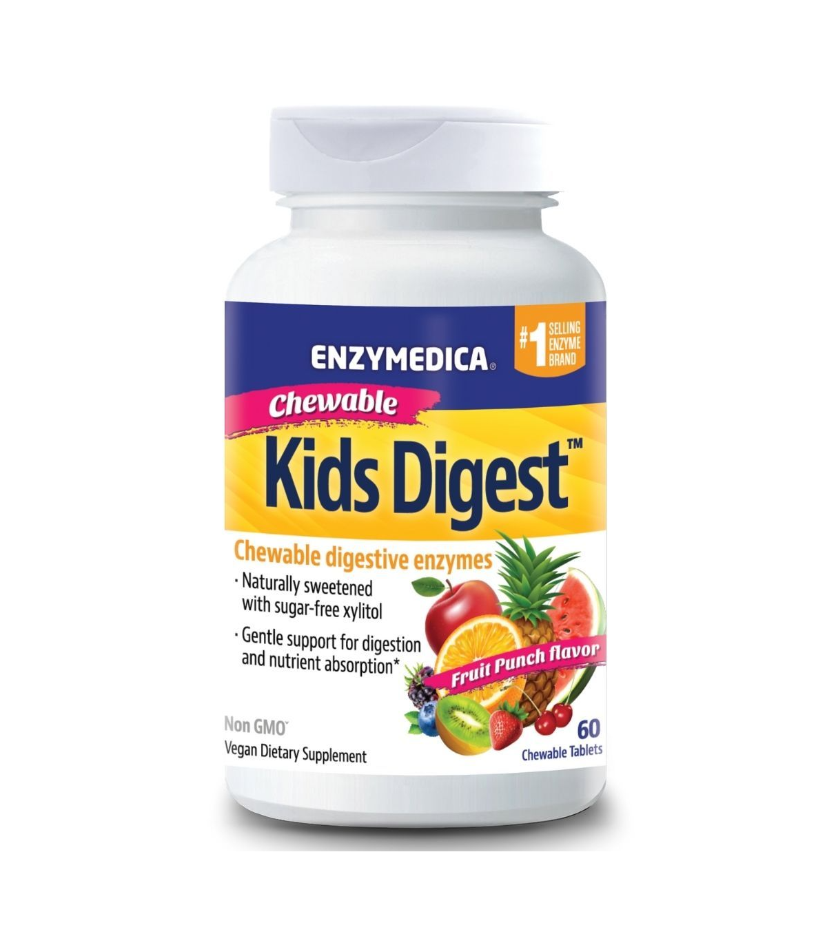 ENZYMEDICA Kids Digest 60 Chewable Tablets | Unbeatable Prices, Daily Deals | VITASHOP