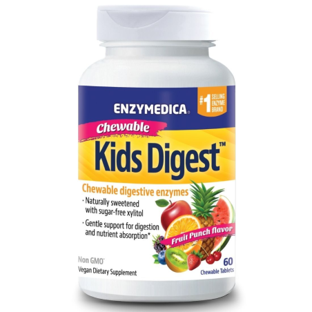 ENZYMEDICA Kids Digest 60 Chewable Tablets | Unbeatable Prices, Daily Deals | VITASHOP