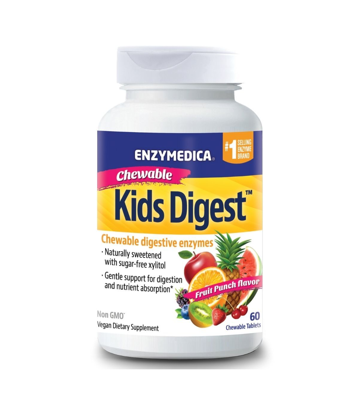 ENZYMEDICA Kids Digest 60 Chewable Tablets | Unbeatable Prices, Daily Deals | VITASHOP