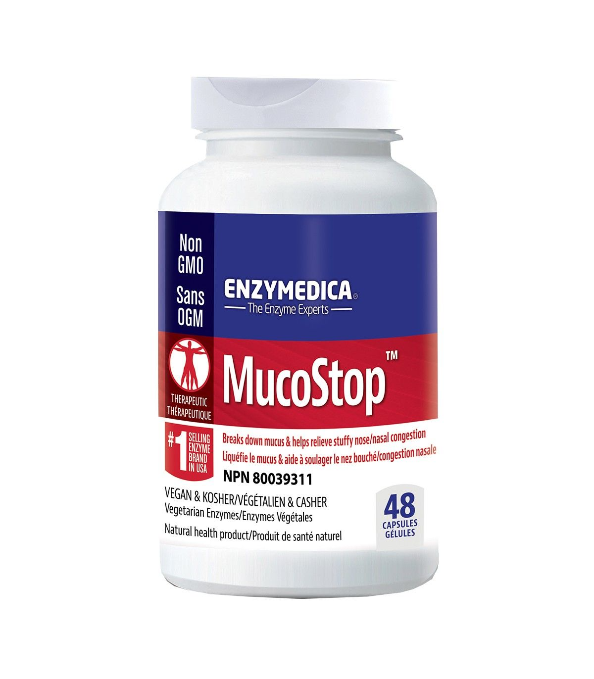 ENZYMEDICA MucoStop 48 Capsules | Unbeatable Prices, Daily Deals | VITASHOP