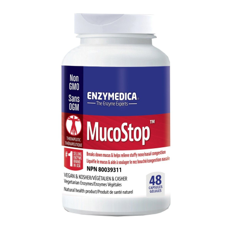 ENZYMEDICA MucoStop 48 Capsules | Unbeatable Prices, Daily Deals | VITASHOP