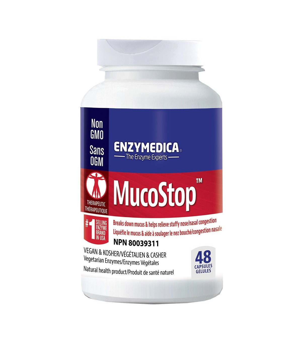 ENZYMEDICA MucoStop 48 Capsules | Unbeatable Prices, Daily Deals | VITASHOP