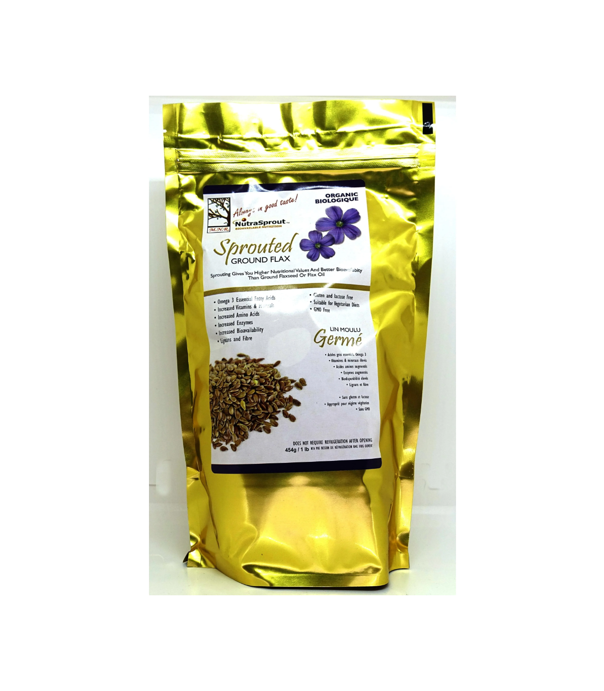 NutraSprout 누트라스프라우트 유기농 발아 아마씨 454g | 매일 업데이트되는 특가 상품 | VITASHOP