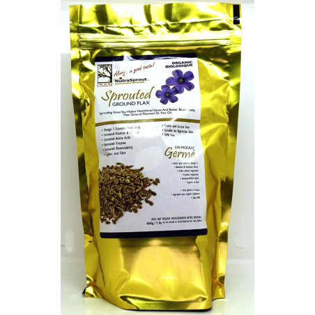 NutraSprout 누트라스프라우트 유기농 발아 아마씨 454g | 매일 업데이트되는 특가 상품 | VITASHOP