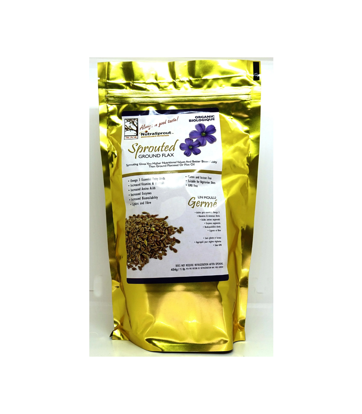 NutraSprout 누트라스프라우트 유기농 발아 아마씨 454g | 매일 업데이트되는 특가 상품 | VITASHOP
