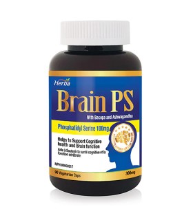 Herba Health Brain PS 90 Vegi Capsules | Unbeatable Prices, Daily Deals | VITASHOP