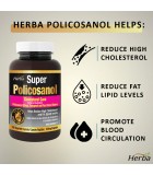 Herba Health Super Policosanol 120 Vegi Capsules | Unbeatable Prices, Daily Deals | VITASHOP