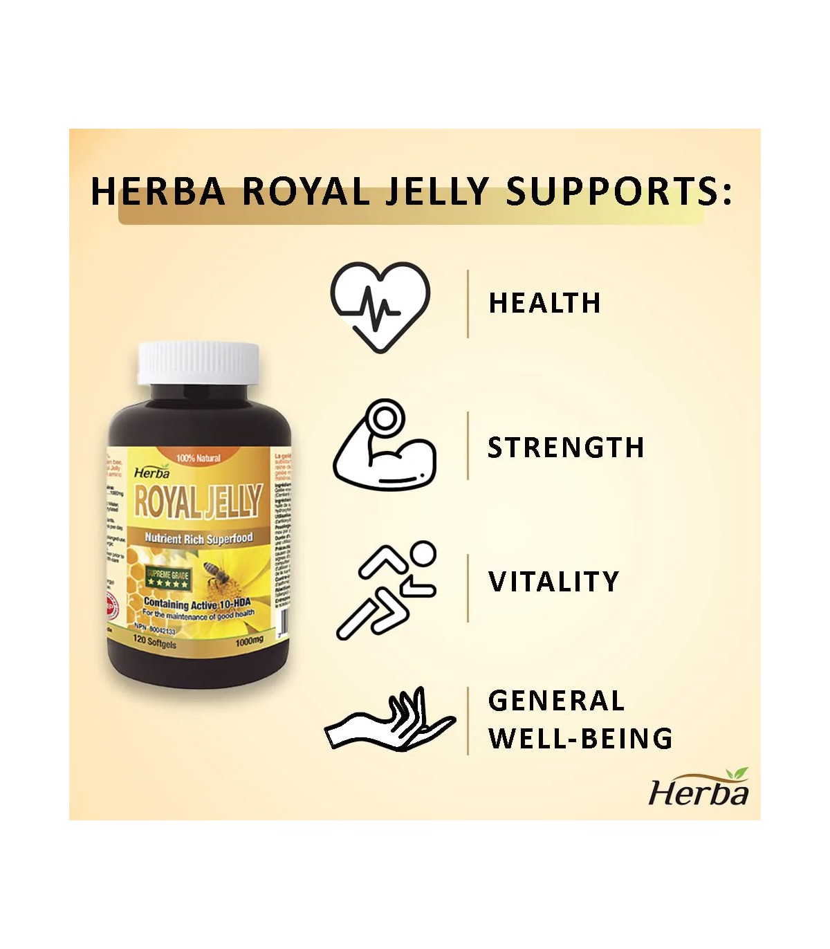 Herba Health Royal jelly 200 Softgels