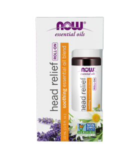 NOW Foods Head Relief EO Roll-On 10mL | Unbeatable Prices, Daily Deals | VITASHOP