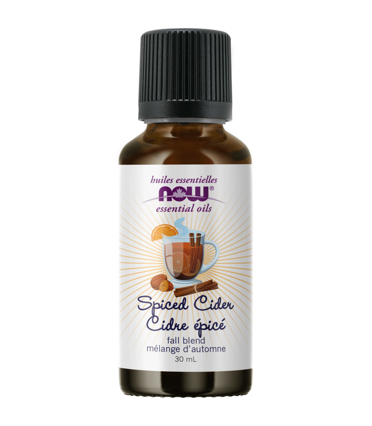 NOW Foods 스파이스드 사이다 에센셜 오일 블렌드 30mL (만료일: 2024년 10월 1일) | 매일 업데이트되는 특가 상품 | VITASHOP