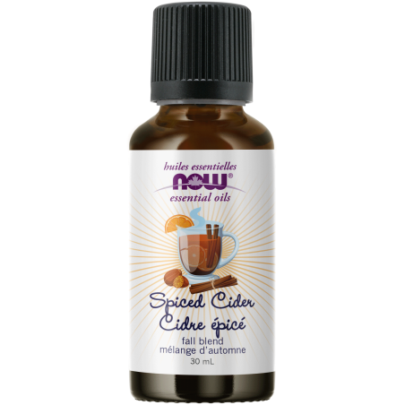 NOW Foods Mélange d'huiles essentielles de cidre épicé 30mL | Meilleur prix du jour, Bonnes affaires du jour | VITASHOP