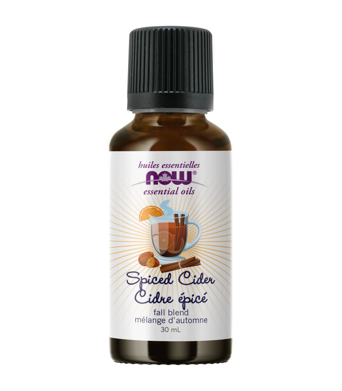NOW Foods Spiced Cider Essential Oil Blend 30mL (EXP DATE : Oct 1 2024) | Unbeatable Prices, Daily Deals | VITASHOP