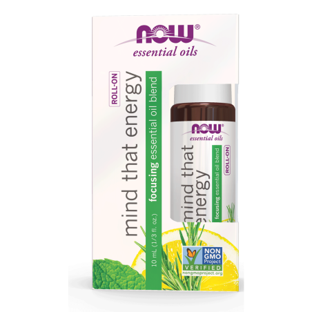 NOW Foods Mind That Energy Blend Roll-On 10mL | Unbeatable Prices, Daily Deals | VITASHOP