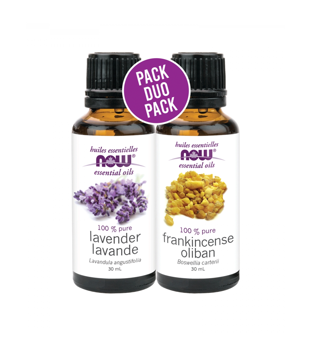 NOW Foods Frankincense + Lavender EO duopak 2*30mL | Unbeatable Prices, Daily Deals | VITASHOP
