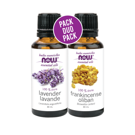 NOW Foods Frankincense + Lavender EO duopak 2*30mL | Unbeatable Prices, Daily Deals | VITASHOP