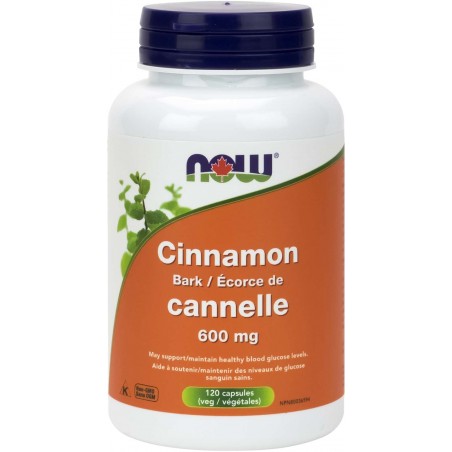 NOW Foods Cinnamon 600 mg, 120 Veg Capsules | 每天不同折扣, 全网最低价格 | 种类齐全的保健品店铺 VITASHOP, 只有你想不到, 没有你买不到 !