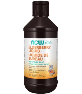 NOW Foods Kids Elderberry Liquid with Zinc 237mL | Unbeatable Prices, Daily Deals | VITASHOP