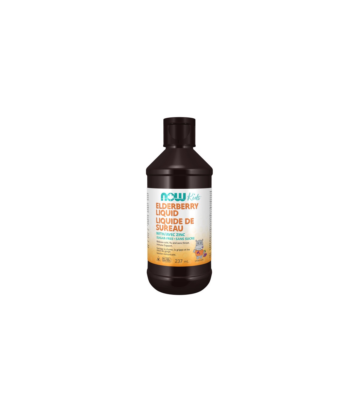 NOW Foods Kids Elderberry Liquid with Zinc 237mL | Unbeatable Prices, Daily Deals | VITASHOP