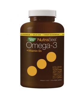 NutraSea 누트라씨 NutraSea +D 레몬 240 소프트젤 | 매일 업데이트되는 특가 상품 | VITASHOP