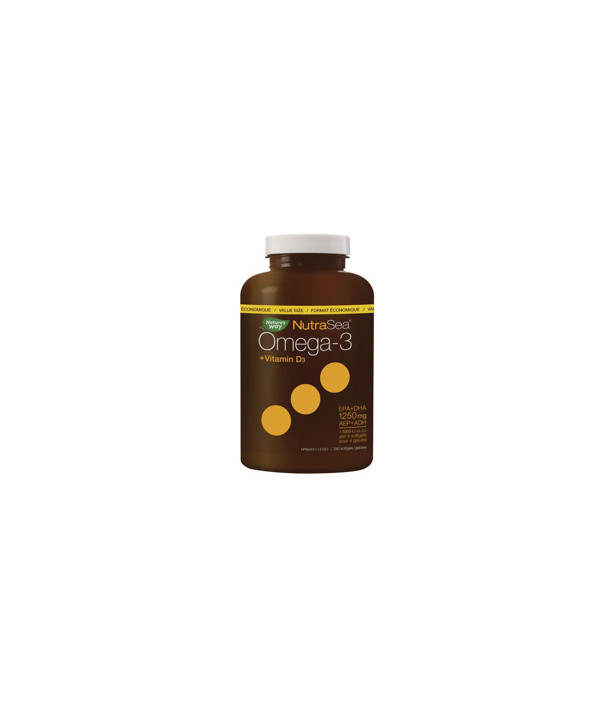 NutraSea NutraSea+D Lemon 240 Softgels | Unbeatable Prices, Daily Deals | VITASHOP
