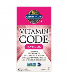 Garden of Life Vitamin Code Raw B-12 30 Vcaps | Unbeatable Prices, Daily Deals | VITASHOP