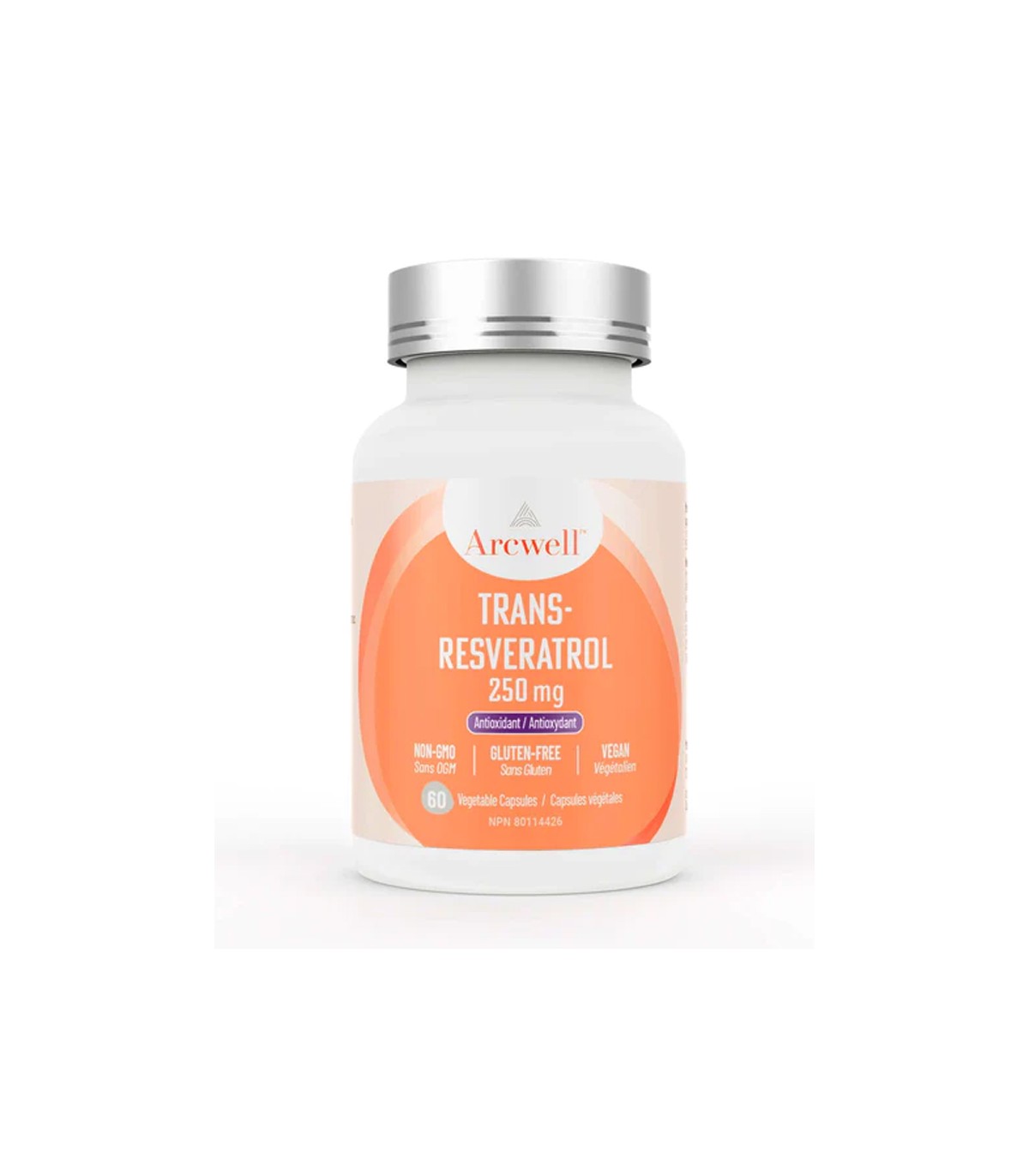 Arcwell 아크웰 트랜스-레스베라트롤 250mg 60캡슐 | 매일 업데이트되는 특가 상품 | VITASHOP