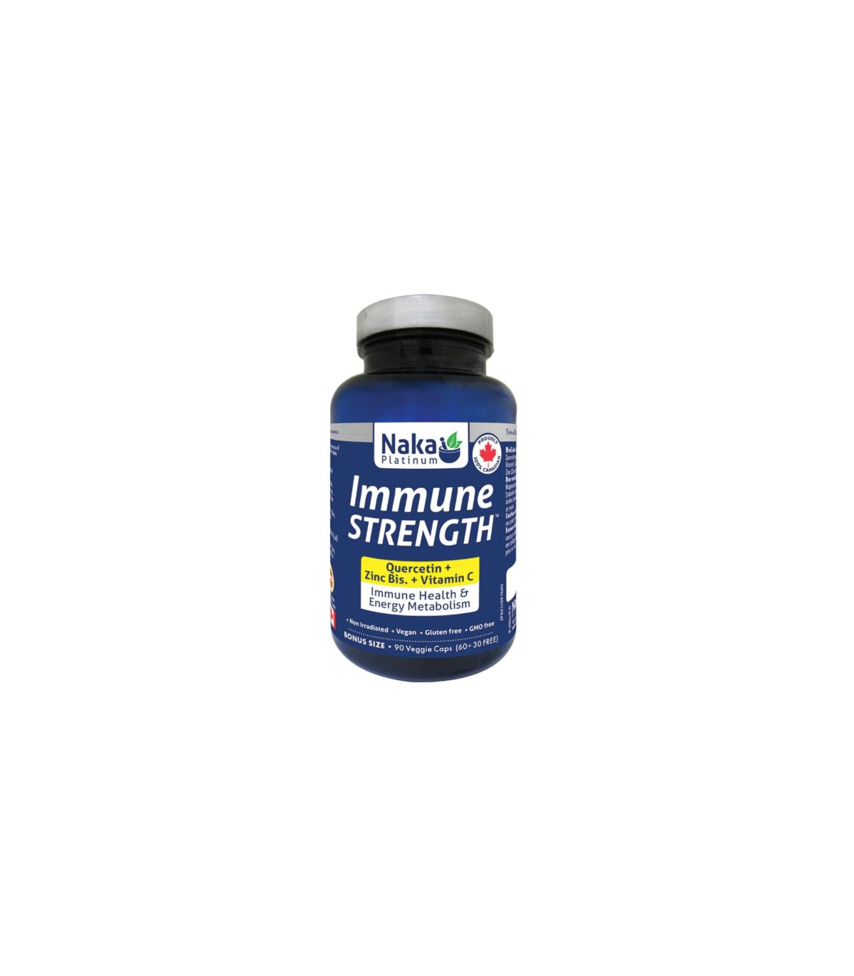 Naka Platinum Immune Strength, Quercetin, Zinc and Vitamin C  90 vcaps | Unbeatable Prices, Daily Deals | VITASHOP