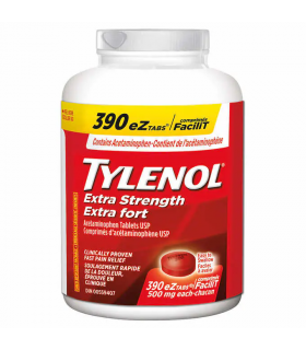 Tylenol 타이레놀 타이레놀 엑스트라 스트렝스 500mg eZtabs 390정 | 매일 업데이트되는 특가 상품 | VITASHOP