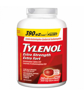 Tylenol 타이레놀 타이레놀 엑스트라 스트렝스 500mg eZtabs 390정 | 매일 업데이트되는 특가 상품 | VITASHOP