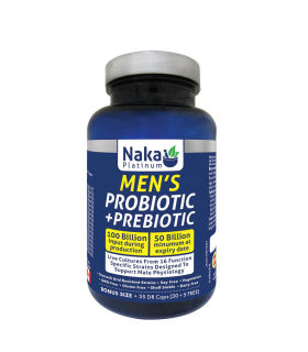 Naka MEN'S PROBIOTIC + PREBIOTIC - 35 DR CAPS | Unbeatable Prices, Daily Deals | VITASHOP