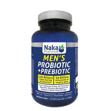 Naka MEN'S PROBIOTIC + PREBIOTIC - 35 DR CAPS | Unbeatable Prices, Daily Deals | VITASHOP