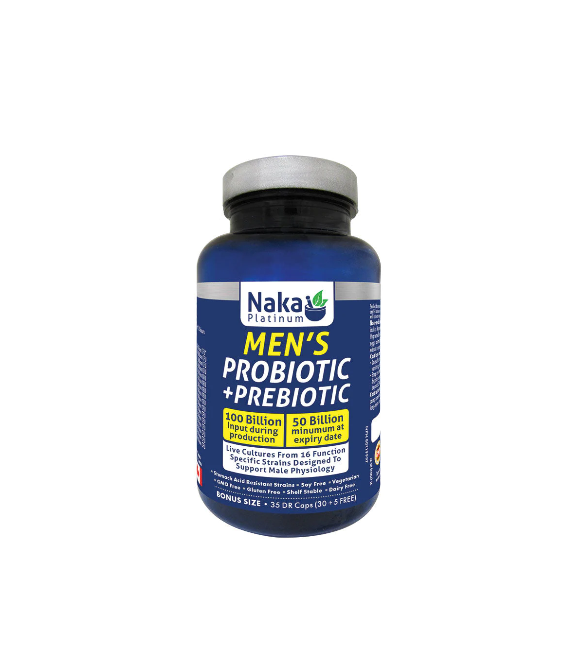 Naka MEN'S PROBIOTIC + PREBIOTIC - 35 DR CAPS | Unbeatable Prices, Daily Deals | VITASHOP