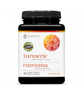Youtheory Turmeric Extra Strength 45 Veggie Caps | Unbeatable Prices, Daily Deals | VITASHOP
