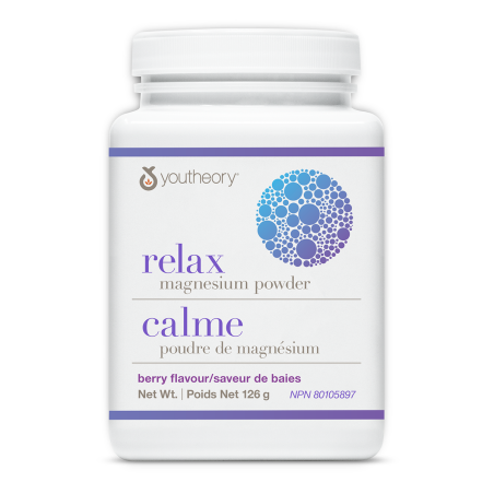 Youtheory Relax Magnesium Powder Berry 126 g | Unbeatable Prices, Daily Deals | VITASHOP