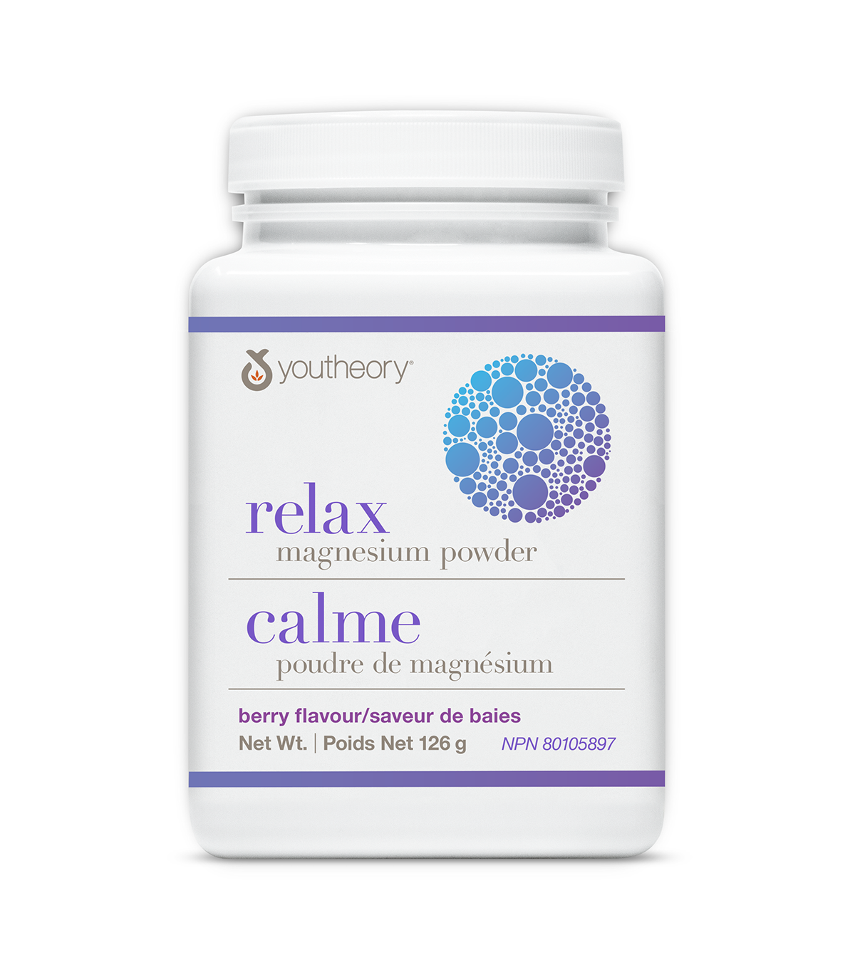 Youtheory Relax Magnesium Powder Berry 126 g | Unbeatable Prices, Daily Deals | VITASHOP