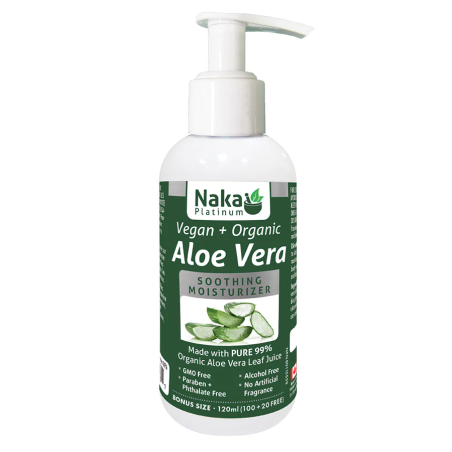 Naka 나카 알로에 베라 젤 비건 + 유기농 120mL | 매일 업데이트되는 특가 상품 | VITASHOP