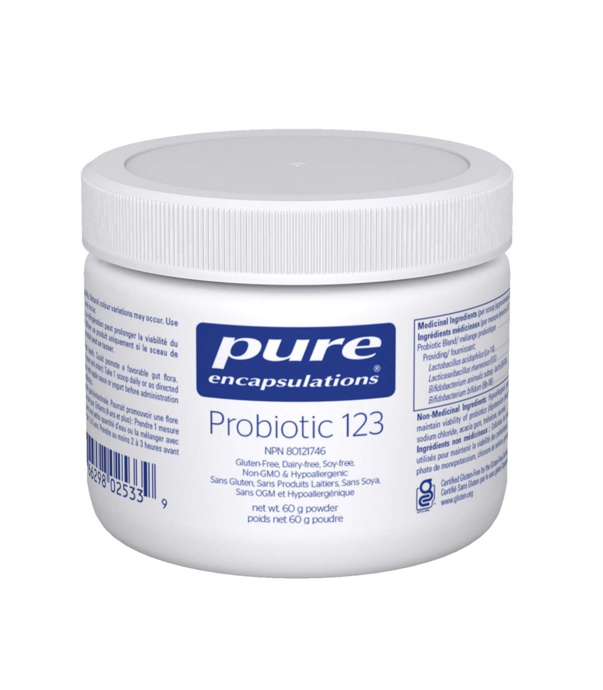Pure Encapsulations Probiotic 123 Powder 60 g | 每天不同折扣, 全网最低价格 | 种类齐全的保健品店铺 VITASHOP, 只有你想不到, 没有你买不到 !