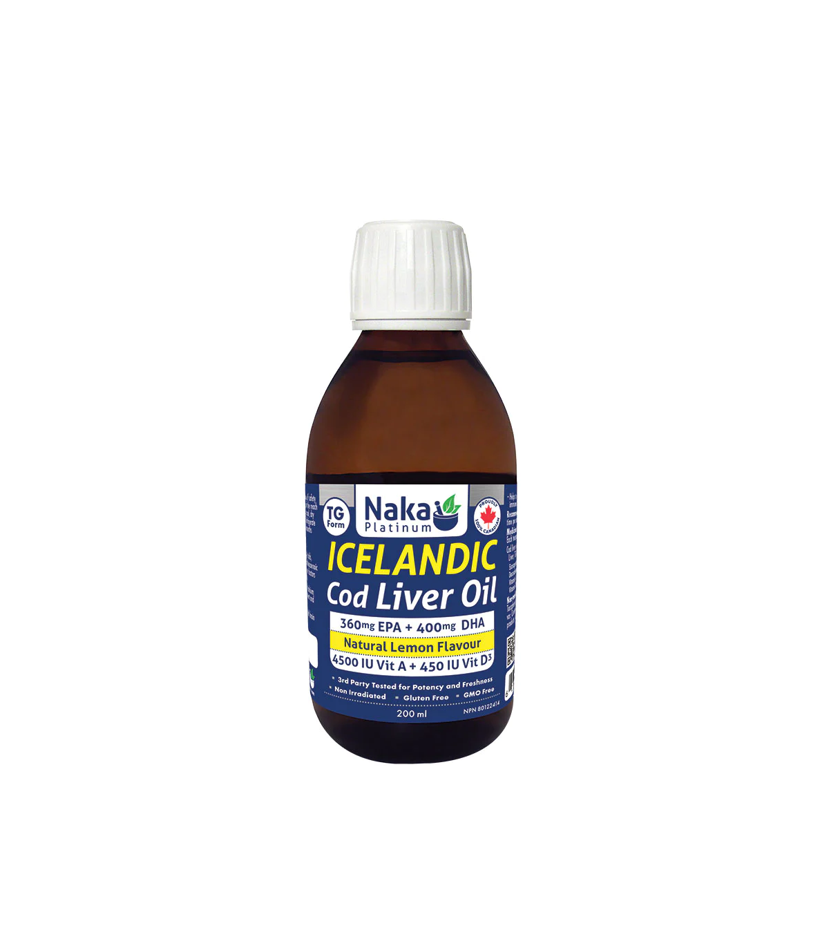 Platinum Icelandic Cod Liver Oil 200 mL