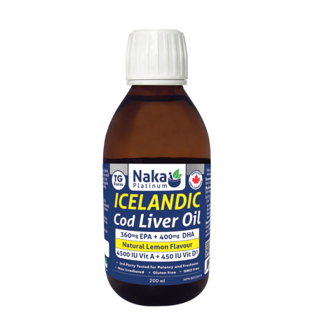 Platinum Icelandic Cod Liver Oil 200 mL