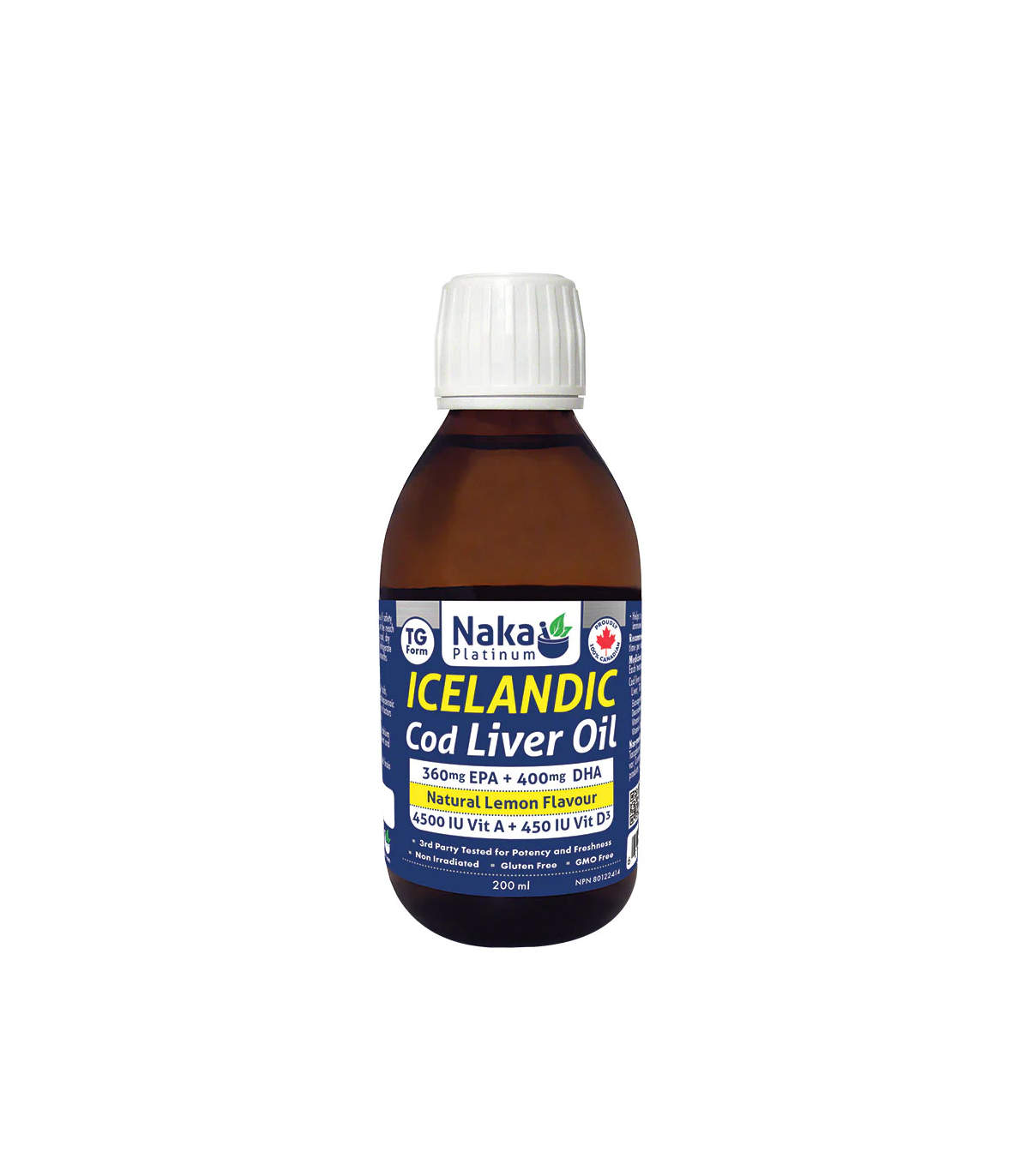 Platinum Icelandic Cod Liver Oil 200 mL
