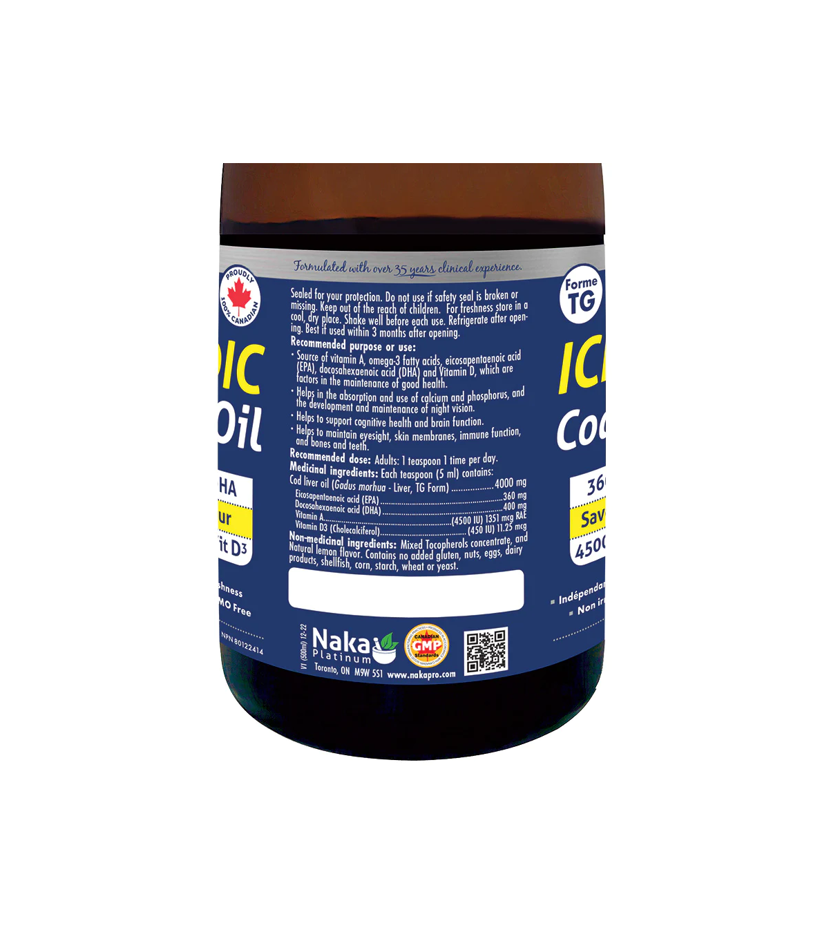 Platinum Icelandic Cod Liver Oil 200 mL