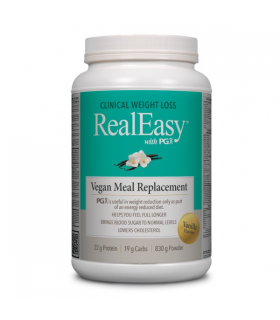 Natural Factors 내추럴 팩터스 RealEasy with PGX 비건 식사 대체품(구 SlimStyles) 바닐라 맛, 830g | 매일 업데이트되는 특가 상품 | VITASHOP